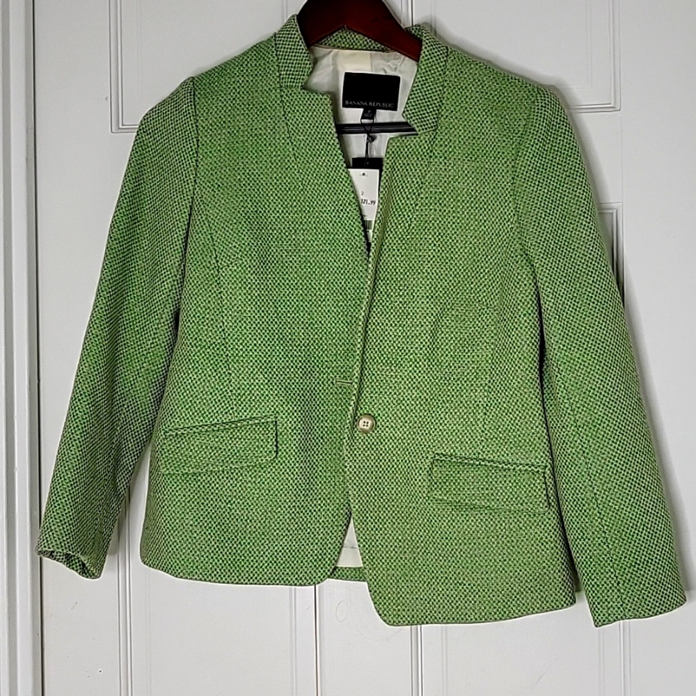 Banana Republic Tweed Blazer